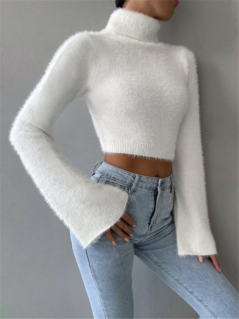 Eleganter Rollkragenpullover für Damen
